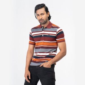 Striped Polo T-Shirt