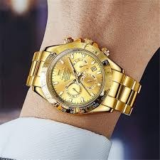 Classic Gold Chronograph